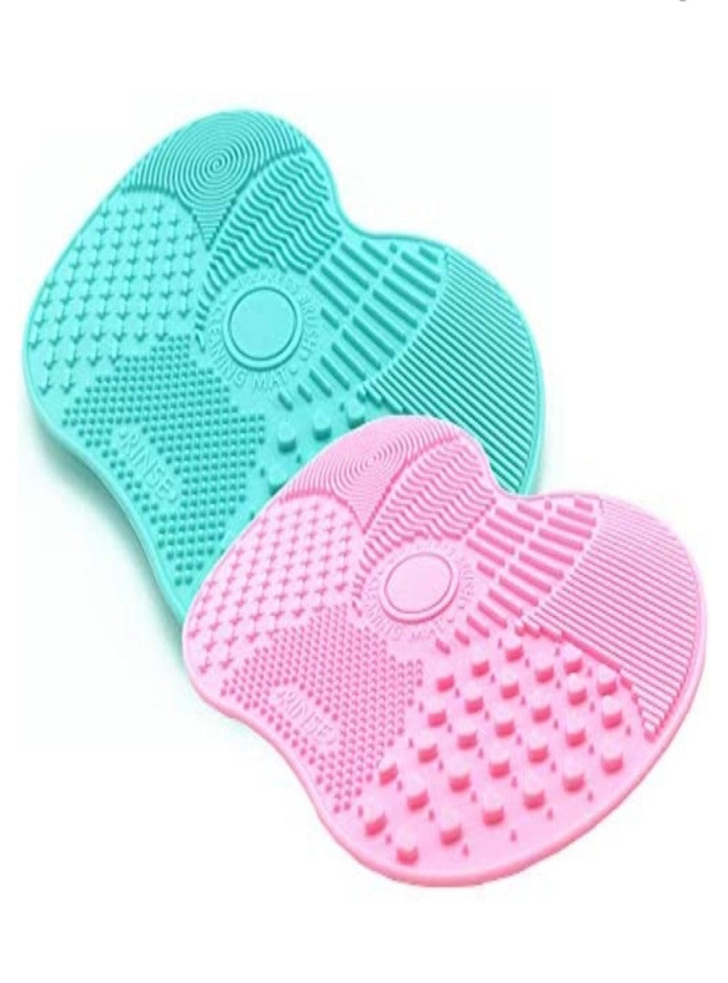 The Silicone Cleaning Mat is a superb addition to your beauty arsenal. This mat can achieve 99% cleanliness to prevent access cosmetics, oil, dirt & bacteria from transferring during use. All the pros know clean brushes are a staple in makeup artistry and this silicone mat assists in maintaining healthy, beautiful skin.