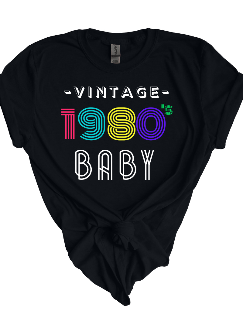 Vintage 1980's Baby Tee