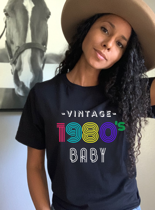 Vintage 1980's Baby Tee